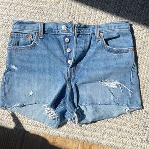 Levi’s Denim Wedgie Shorts